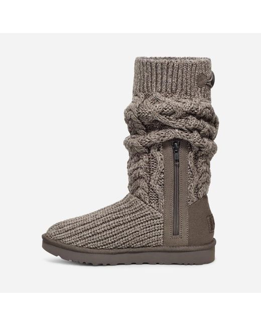 Ugg Gray ® Classic Cardi Boot mit Zopfmuster