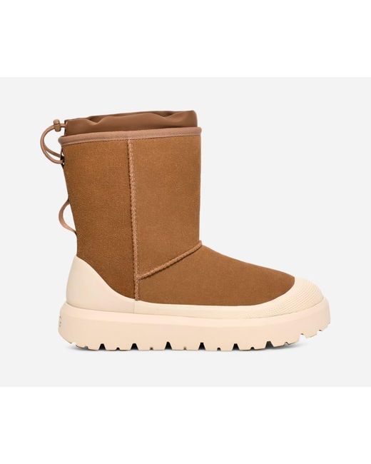 Ugg Brown ® Classic Short Weather Hybrid Suede/waterproof Classic Boots
