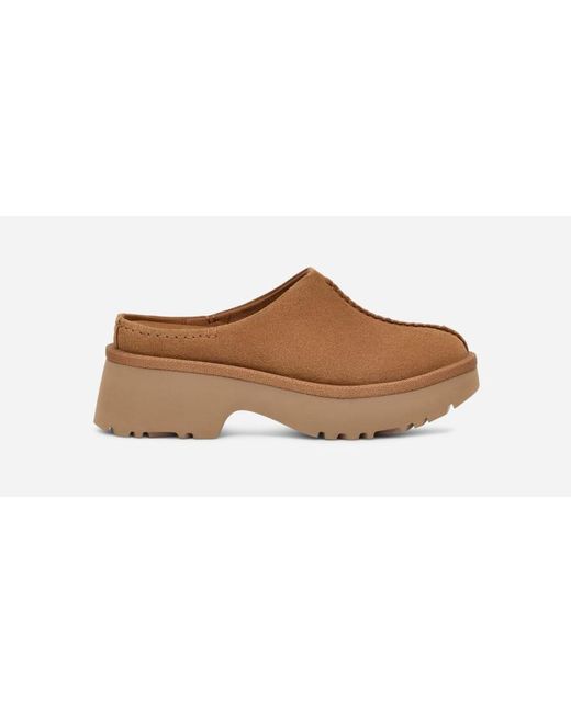 Ugg Black ® New Heights Clog Suede Shoes