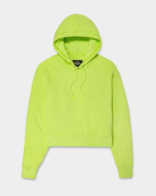 UGG Mallory Cropped Hoodie Mallory Cropped Hoodie in Green | Lyst