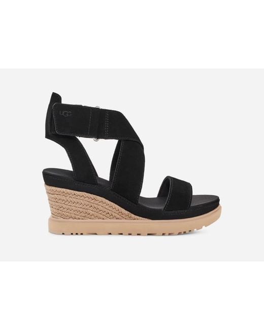 Ugg Black ® Ileana Ankle Suede Dress Shoes|sandals