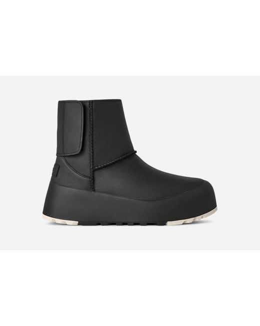 Ugg Black Classic Streetscape Leather Boot