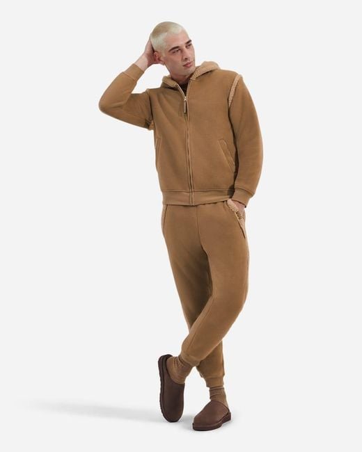 Ugg Natural ® Evren Bonded Fleece Zip Up Fleece/recycled Materials Hoodies & Sweatshirts for men