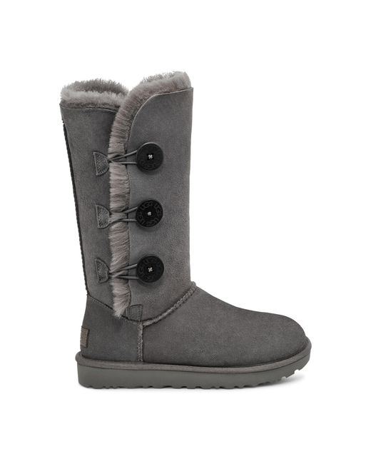 ugg bailey button triplet grey