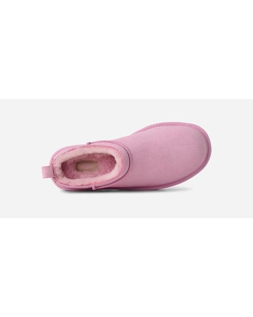 Botte Classic Micro Ugg en coloris Pink