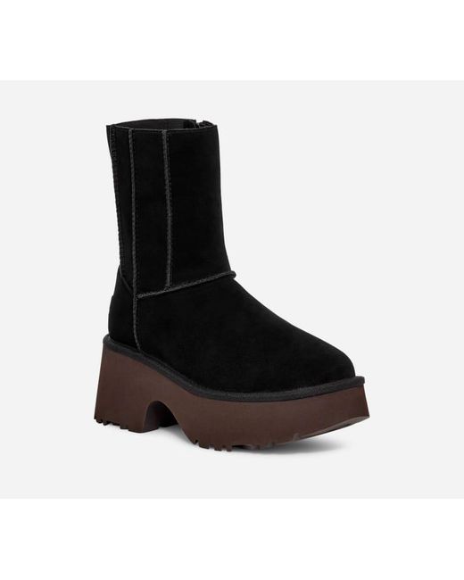 Ugg Black Classic Twin Seam New Heights Boot Für Damen