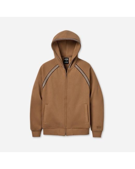 Ugg Brown Tasman Full-Zip Jacket for men