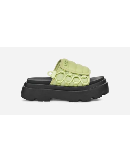 Ugg Black ® Callie Nubuck/textile Sandals
