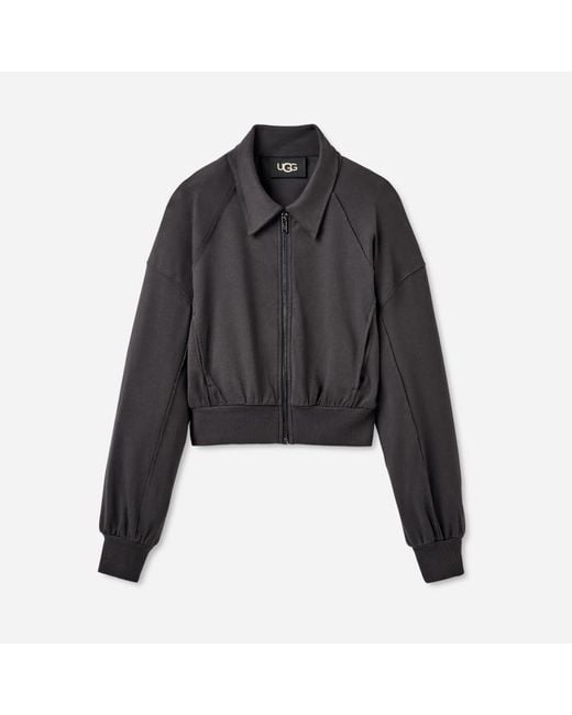 Ugg Black Nalani Jacket Cotton Blend Tops