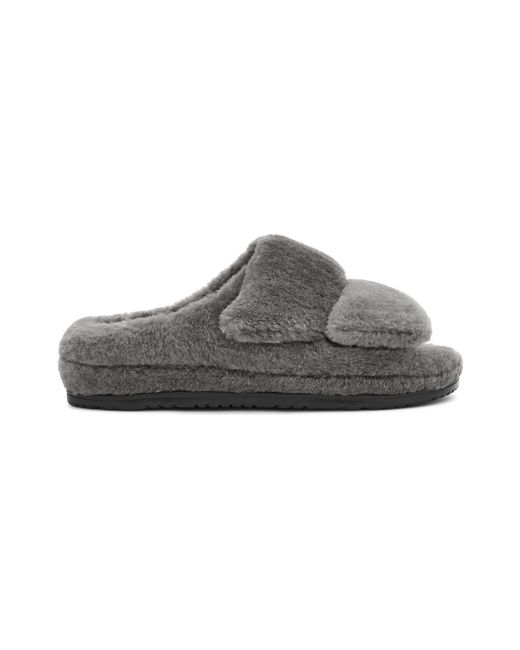 UGG Fluff That Wool Blend Slippers in Charcoal (Gray) for Men - Lyst