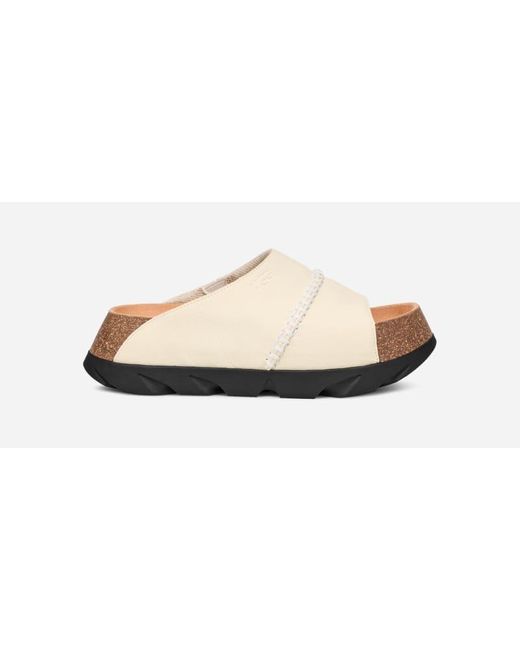 Ugg Black ® Sunskip Slide Rubber/synthetic Sandals