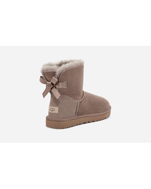 UGG Mini Bailey Bow Ii Classic Mini Boots in Black Lyst UK