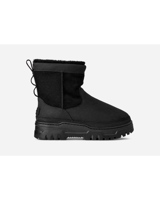 Ugg Black Heritage Pull-On Trailgazer Boot for men