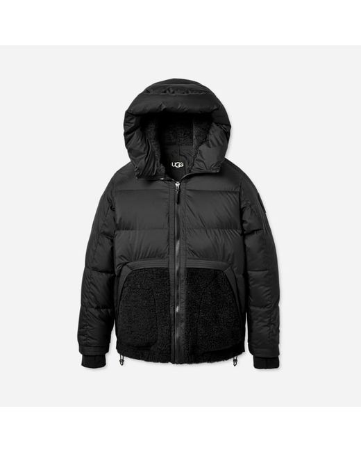 Ugg Black Metropeak Down Puffer Jacket Polyester for men