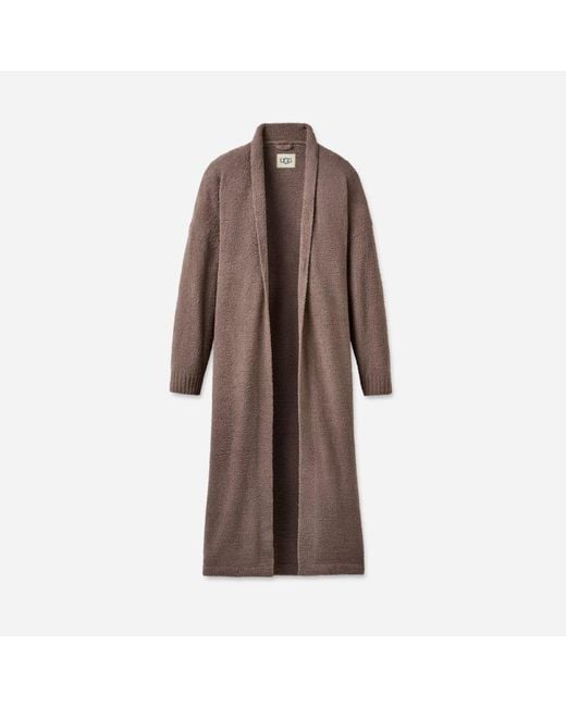 Ugg Brown Zuriel Duster Polyester Tops