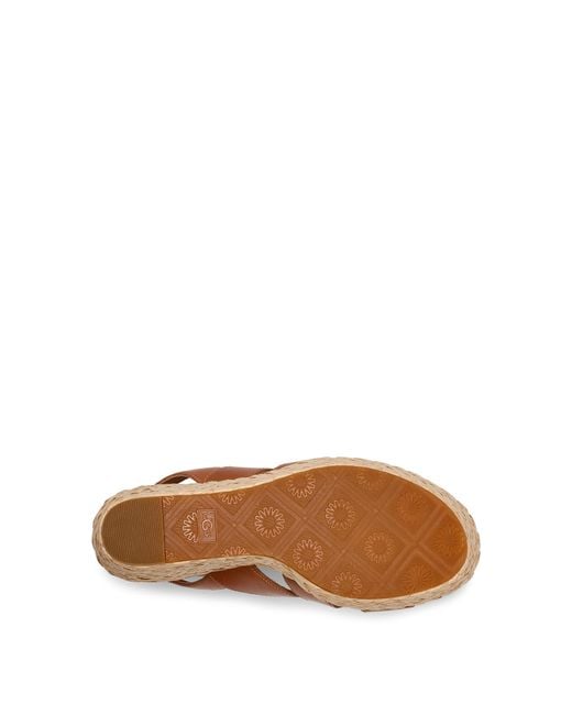 Ugg Brown ® Careena Wedge Sandal