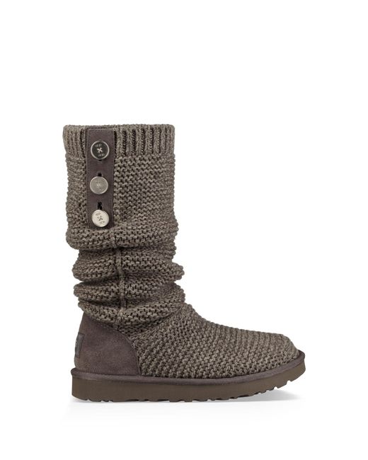 Ugg Multicolor Purl Cardy Knit Boot Polyester