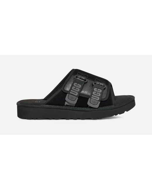 Ugg ® Goldencoast Strap-slipper in het Black voor heren