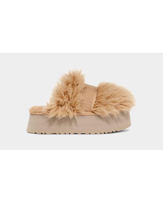 UGG Fluff Momma Sugar Slide in Black | Lyst