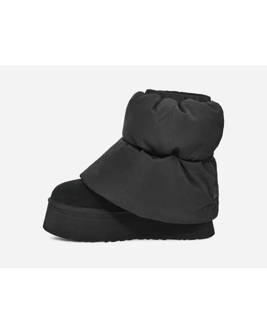 Ugg Black Classic Mini Dipper Puffer Boot Für Damen
