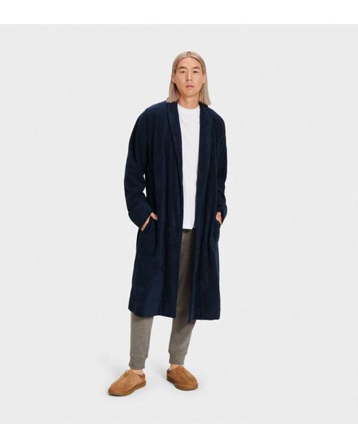 Ugg Blue ® Turner Terry Robe Cotton Robes for men