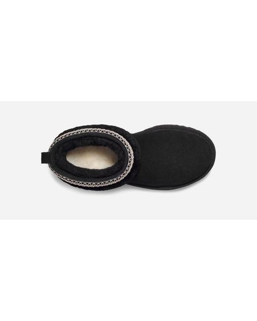 Ugg Black Classic Ultra Mini Maxi Curly Boot Für Damen