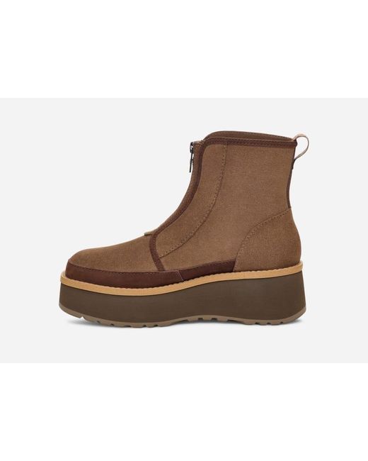 Ugg Brown Cityfunc Zip Boot Für Damen