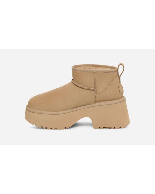 Ugg Black Classic Ultra Mini New Heights Boot Für Damen