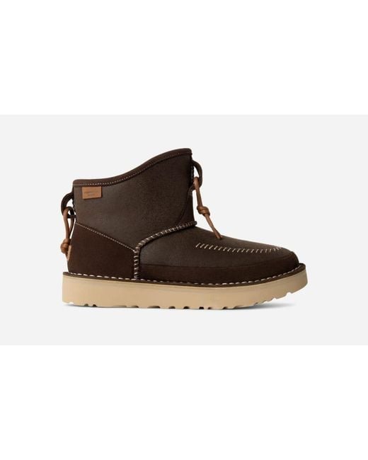 Ugg Brown Campfire Crafted Regenerate Sheepskin Classic Boots