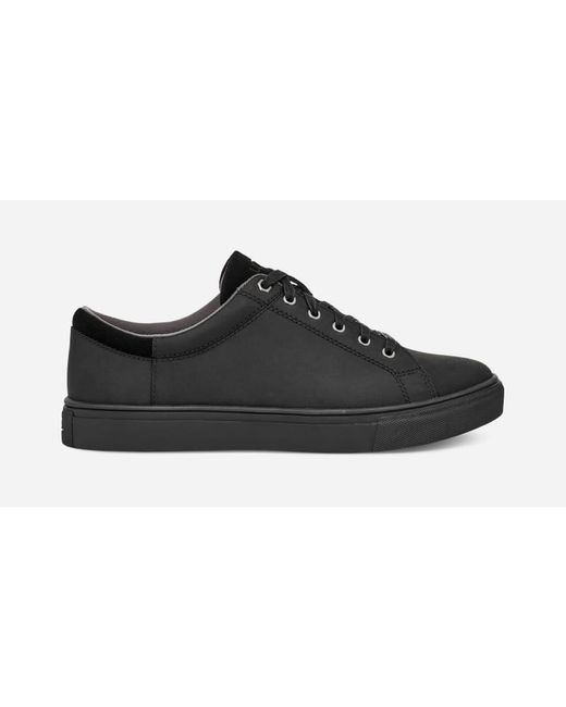 Ugg Black ® Baysider Low Weather Leather Sneakers for men
