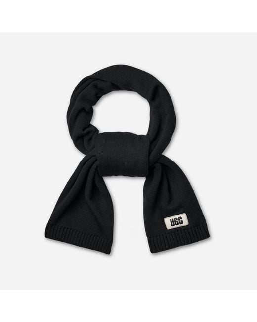 Ugg Black Lightweight Scarf for men