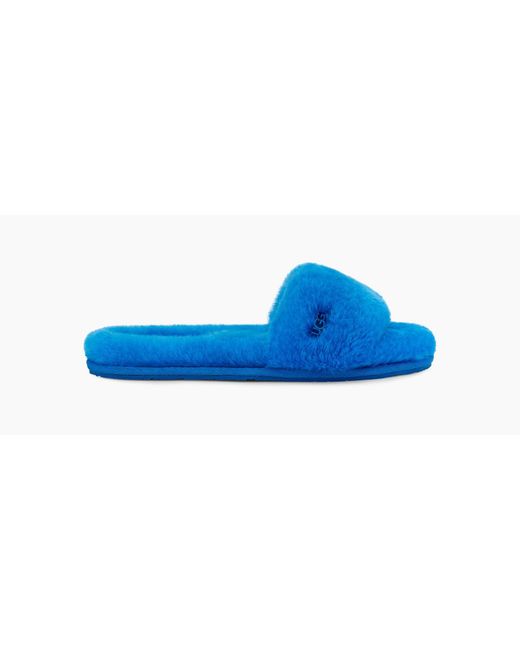 UGG Rubber Fluff Slide Ii in Blue Lyst