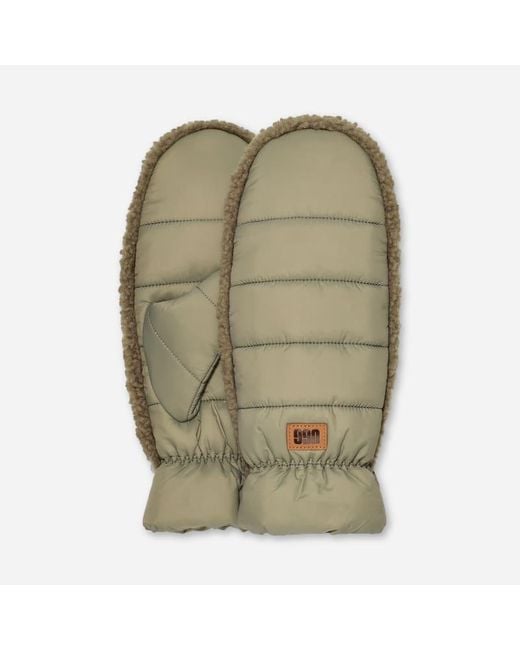 Ugg Green Fäustlinge Aus Fluff Für Damen