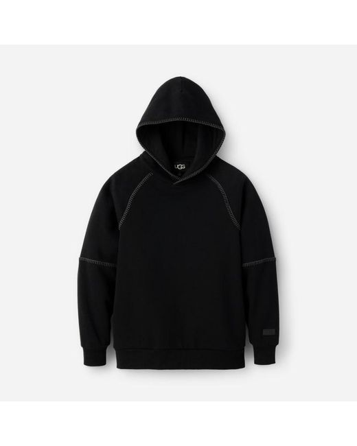 Ugg Black Classic Hoodie Cotton Blend/Recycled Materials