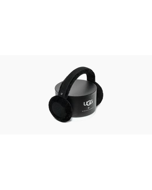 Ugg Black Sheepskin Bluetooth Earmuff