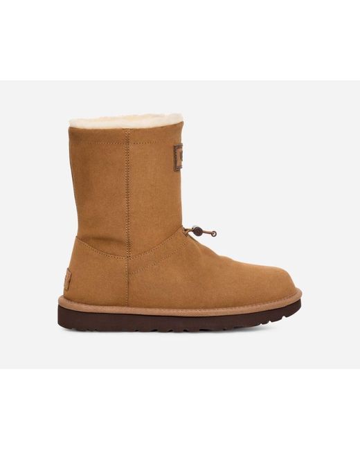 Ugg Brown ® Classic Short Toggler Suede Classic Boots