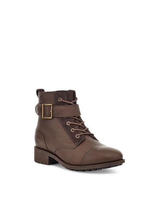 ugg combat boots brown