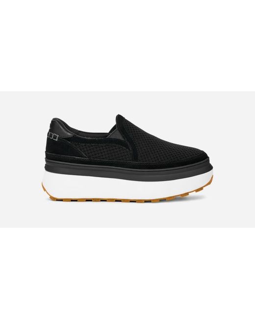 Ugg Black Taelan Slip On Sneaker For