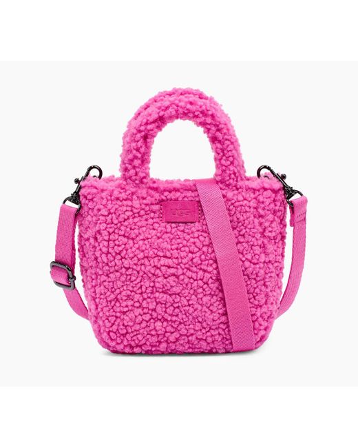 Ugg Pink Maribel Sherpa Mini Bag