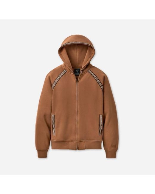 Ugg Brown Tasman Full-Zip Jacket for men