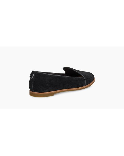 UGG Bonnie Loafer Suede in Black | Lyst UK