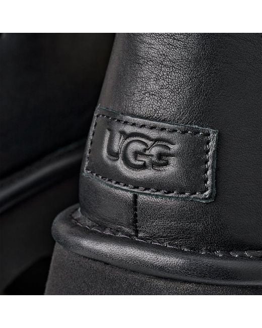 Botte En Cuir À Lacets Classic Esmee Ugg en coloris Black