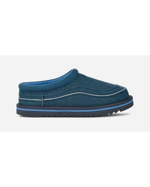 Ugg Blue ® Tasman Cali Wave Suede/recycled Materials Clogs|slippers for men