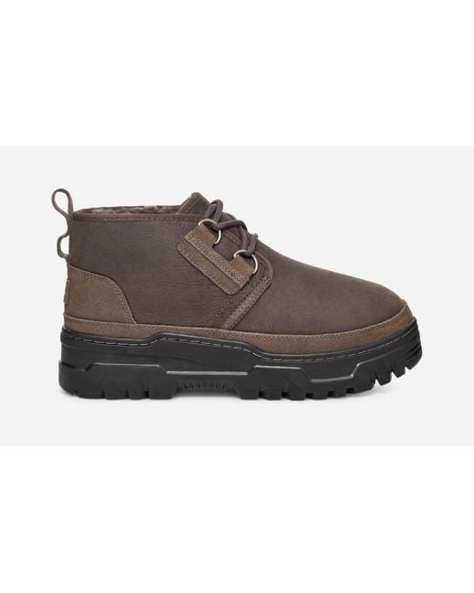 UGG Neumel Trailgazer Leather Classic Boots in Black for Men Lyst