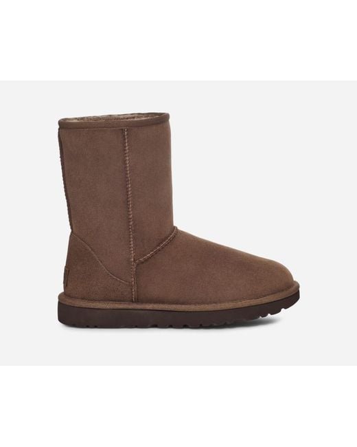 Ugg Brown Classic Short Ii Sheepskin Classic Boots