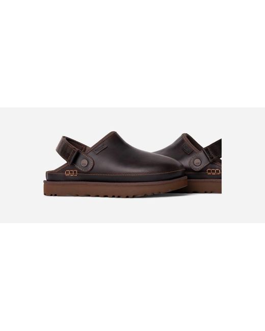 Ugg Black Goldenstar Clog Lthr Regenerate Für Damen