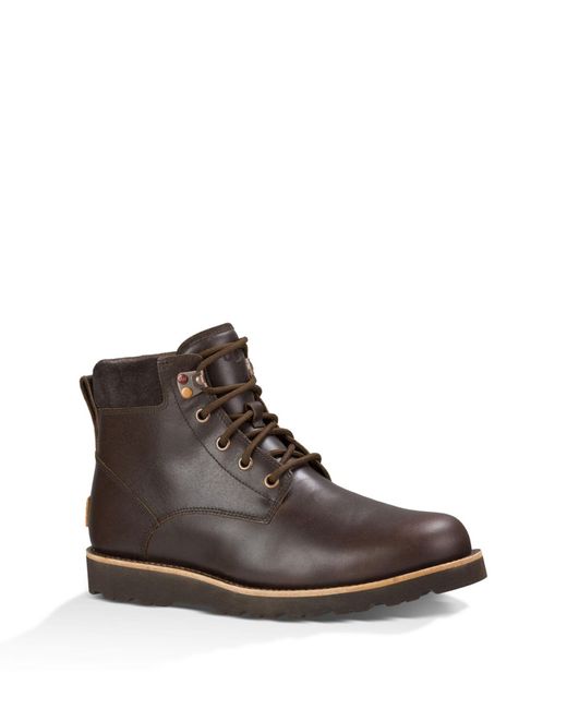 Ugg Brown Seton Tl Waterproof Leather Boots for men