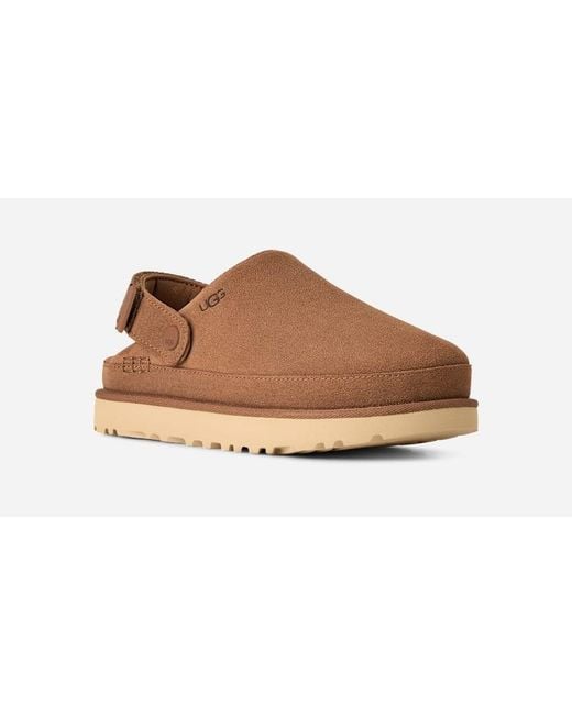 Ugg Brown Goldenstar Clog Für Damen
