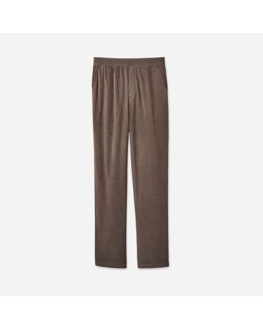 Ugg Brown Evander Straight Leg Pant Polyester Bottoms for men