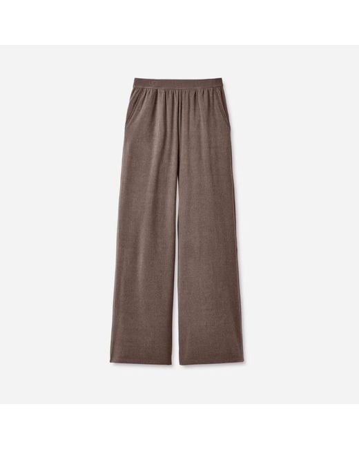 Ugg Brown Cecily Wide Leg Pant Polyester Bottoms